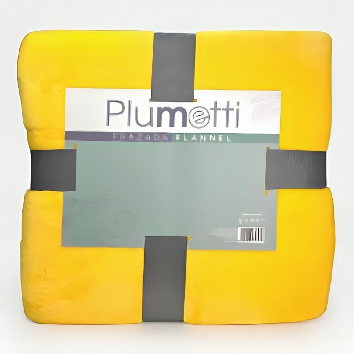 PLUMETTI - Frazada Flannel 1.5 Plazas / Amarillo – Plumetti