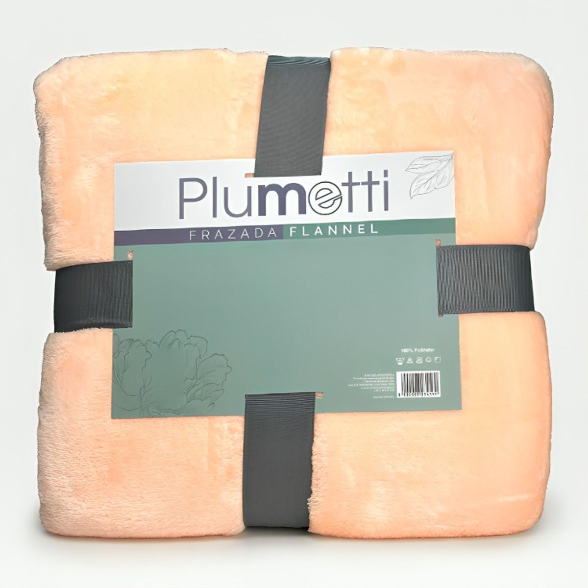 PLUMETTI - Frazada Flannel 1.5 Plazas / Salmón – Plumetti