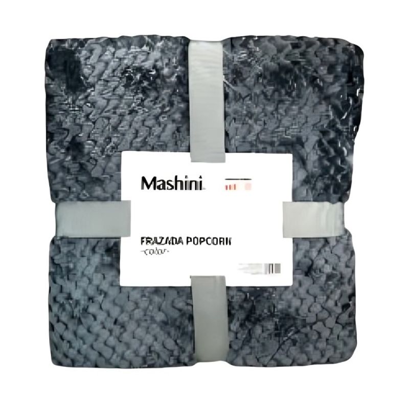MASHINI - Frazada PopCorn 1.5 Plazas / Marengo – Mashini