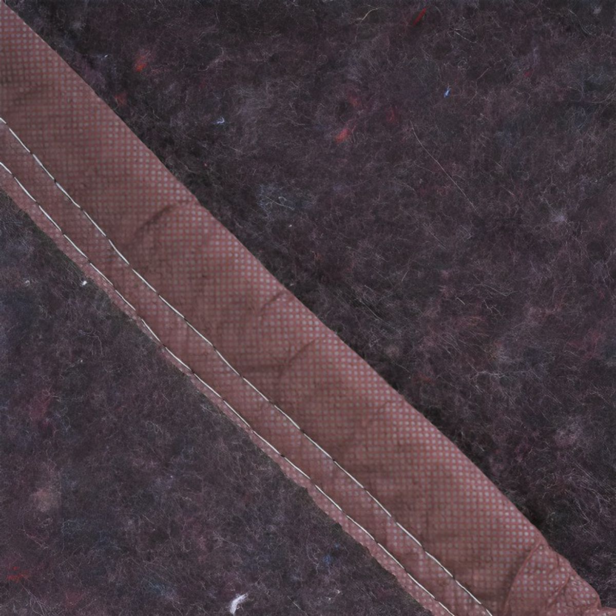 PLUMETTI - Frazada Térmica Single  Líneas Morado  Plumetti