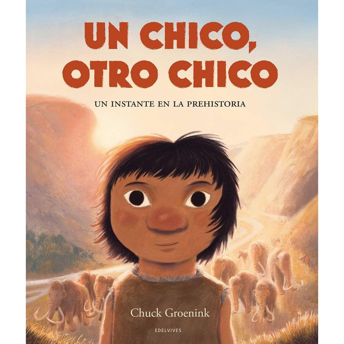 EDELVIVES - Un chico, otro chico. Un instante en la prehistoria