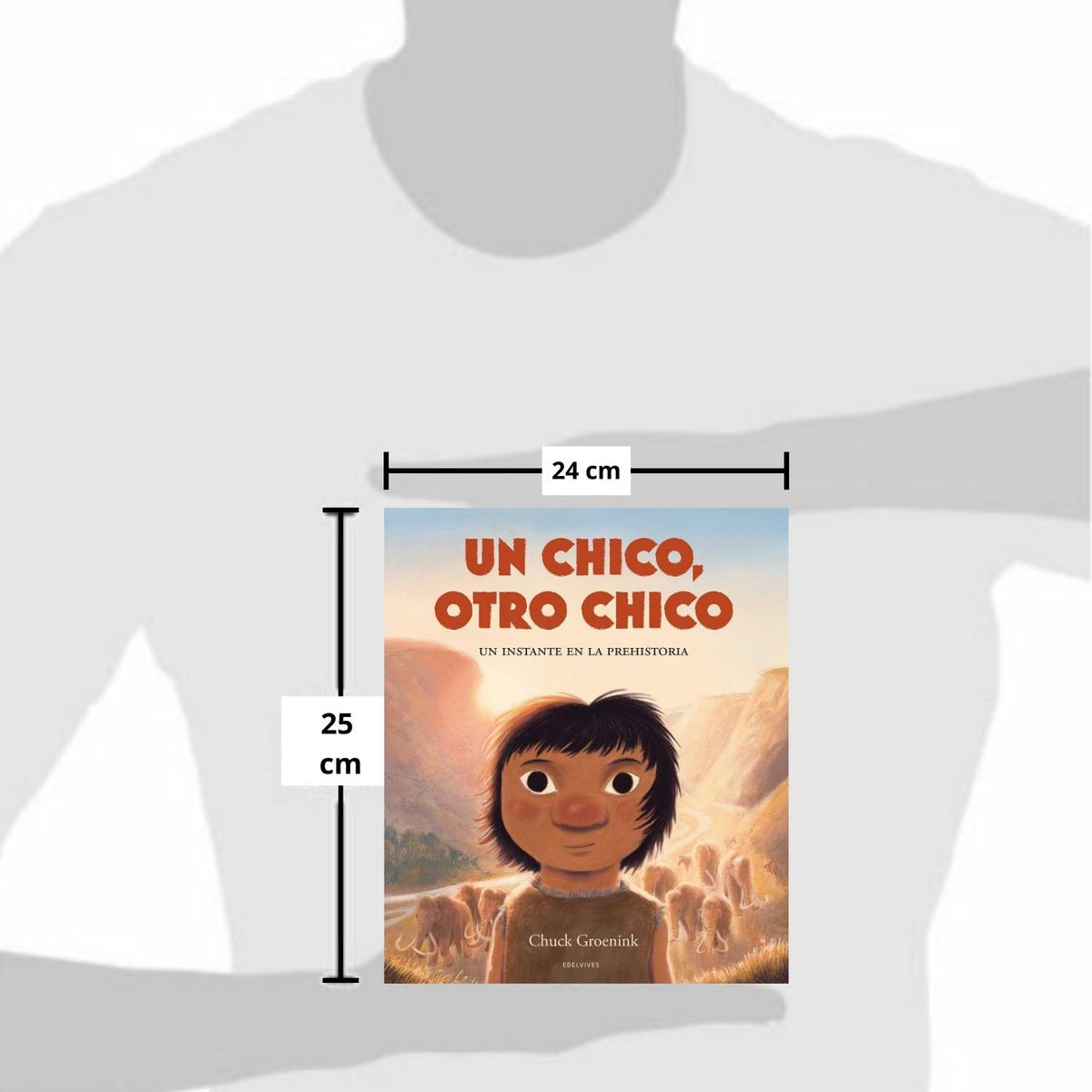 EDELVIVES - Un chico, otro chico. Un instante en la prehistoria