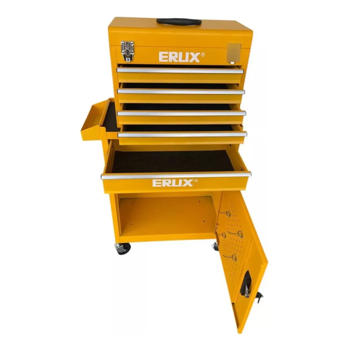 ALTERNATIVE - Gabinete Metálico Caja Porta Herramientas Amarillo.