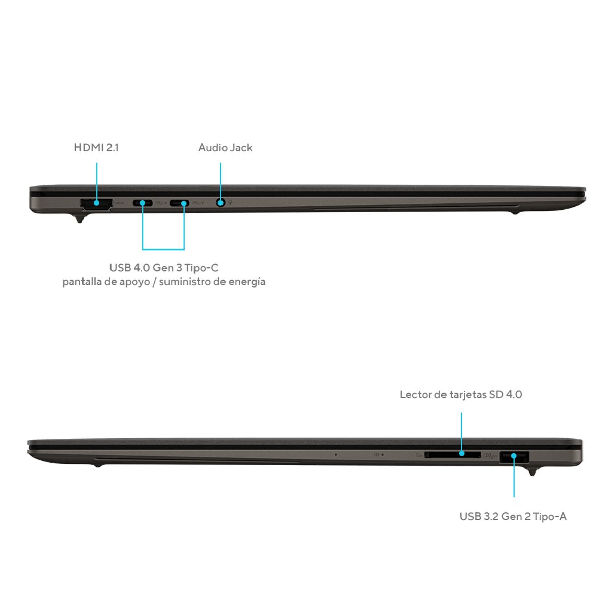 ASUS - Notebook ASUS Zenbook S16 AMD Ryzen AI 7 24GB RAM 1TB SSD OLED Touch 16"