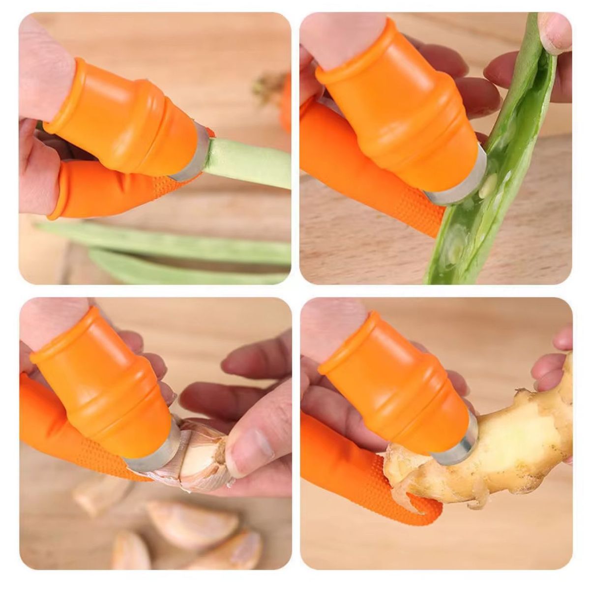 GENERICO - DEDAL CUCHILLO PARA VERDURAS Y HORTALIZAS