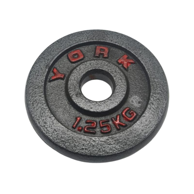 GENERICO - Pesa Disco Para Barra Mancuernas O Barra 1.25 Kg Acero