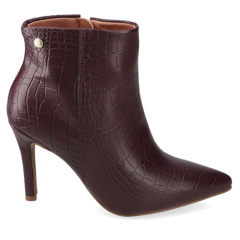 VIZZANO - Botin Mujer Croco Tago Aguja 10cm Chocolate