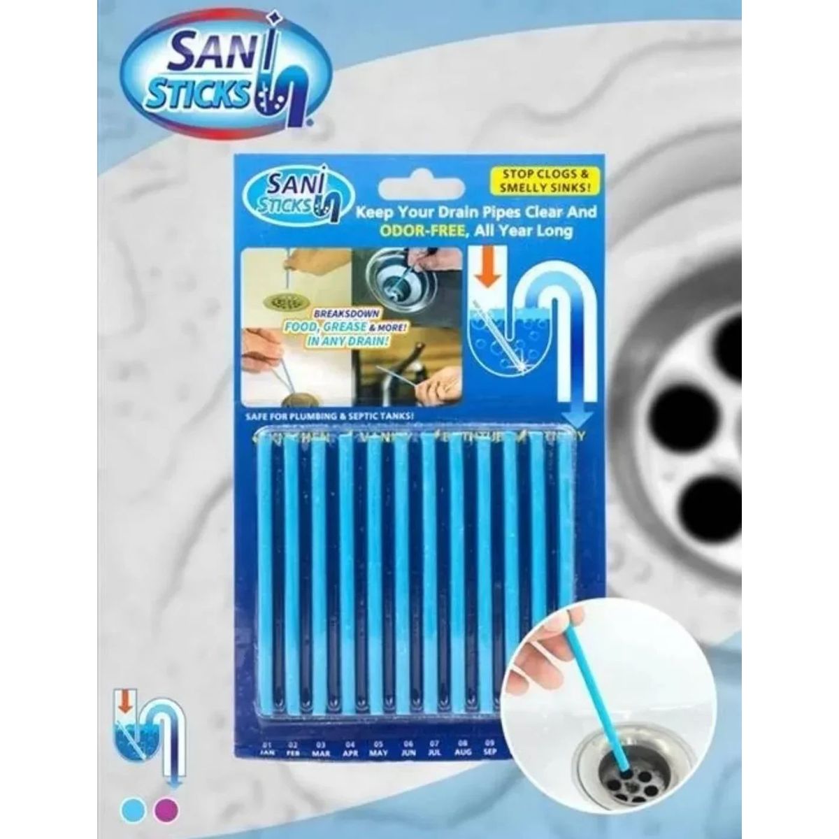 GENERICO - BARRAS DE LIMPIEZA SANI STICK