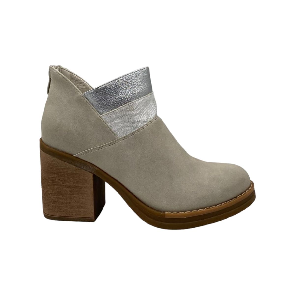 HERIEL - Botín Beige Taco Mujer