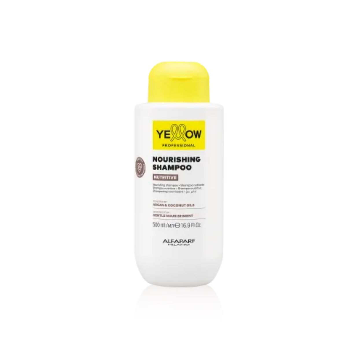 ALFAPARF MILANO - SHAMPOO ALFAPARF YELLOW NUTRICIÓN COCO Y ARGÁN 500 ML