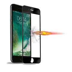 GENERICO - Lamina Vidrio Templado Para iPhone 7 Y 8 Negro