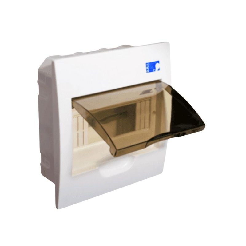 DRL LIGHTING - Tablero Plastico 8 Modulos Embutido Tapa Transparente – DRL