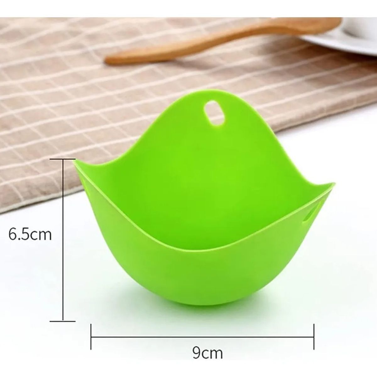 GENERICO - Pack X4 Moldes Silicona Para Huevos Pochados Escalfados