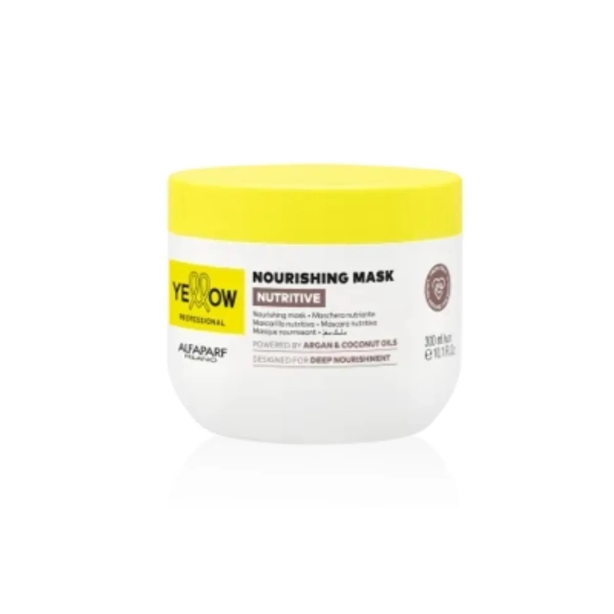 ALFAPARF MILANO - MASCARILLA ALFAPARF YELLOW NUTRICIÓN COCO Y ARGÁN 300 ML