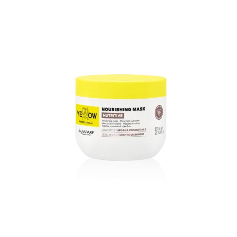 ALFAPARF MILANO - MASCARILLA ALFAPARF YELLOW NUTRICIÓN COCO Y ARGÁN 300 ML