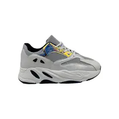 HERIEL - Zapatilla Blanca Plataforma Mujer.