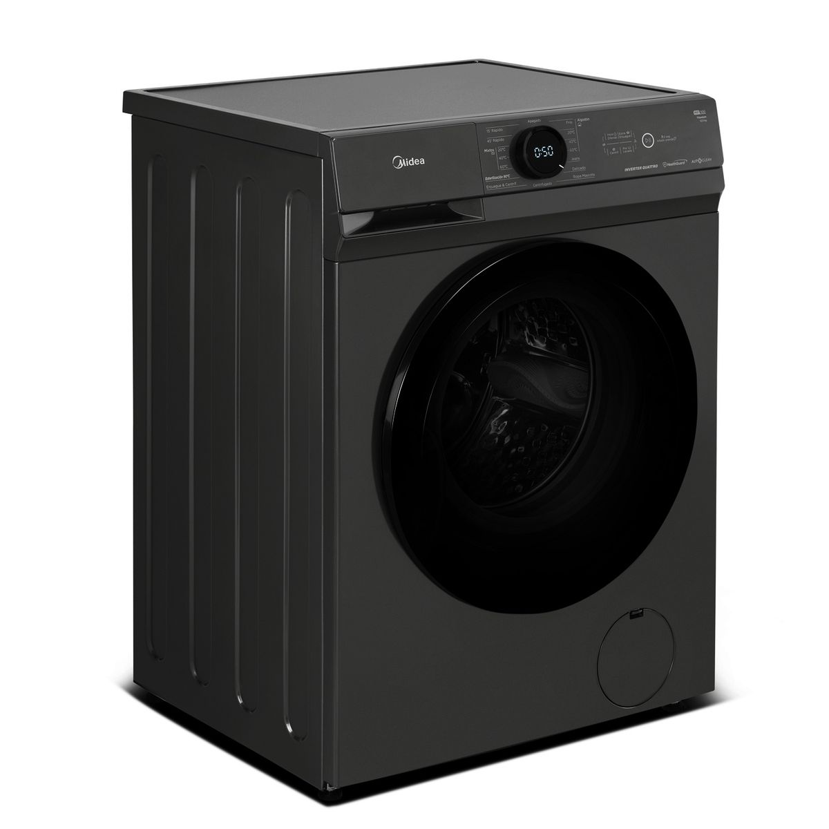 MIDEA - Lavadora Automática Carga Frontal 12,5 kg Auto Clean Titanium MF100W125B/T Midea