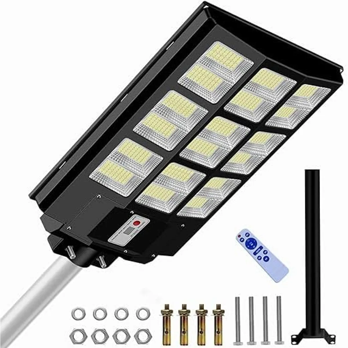 GENERICO - Foco Solar Led 1000w Luminaria Full + Soporte + Control