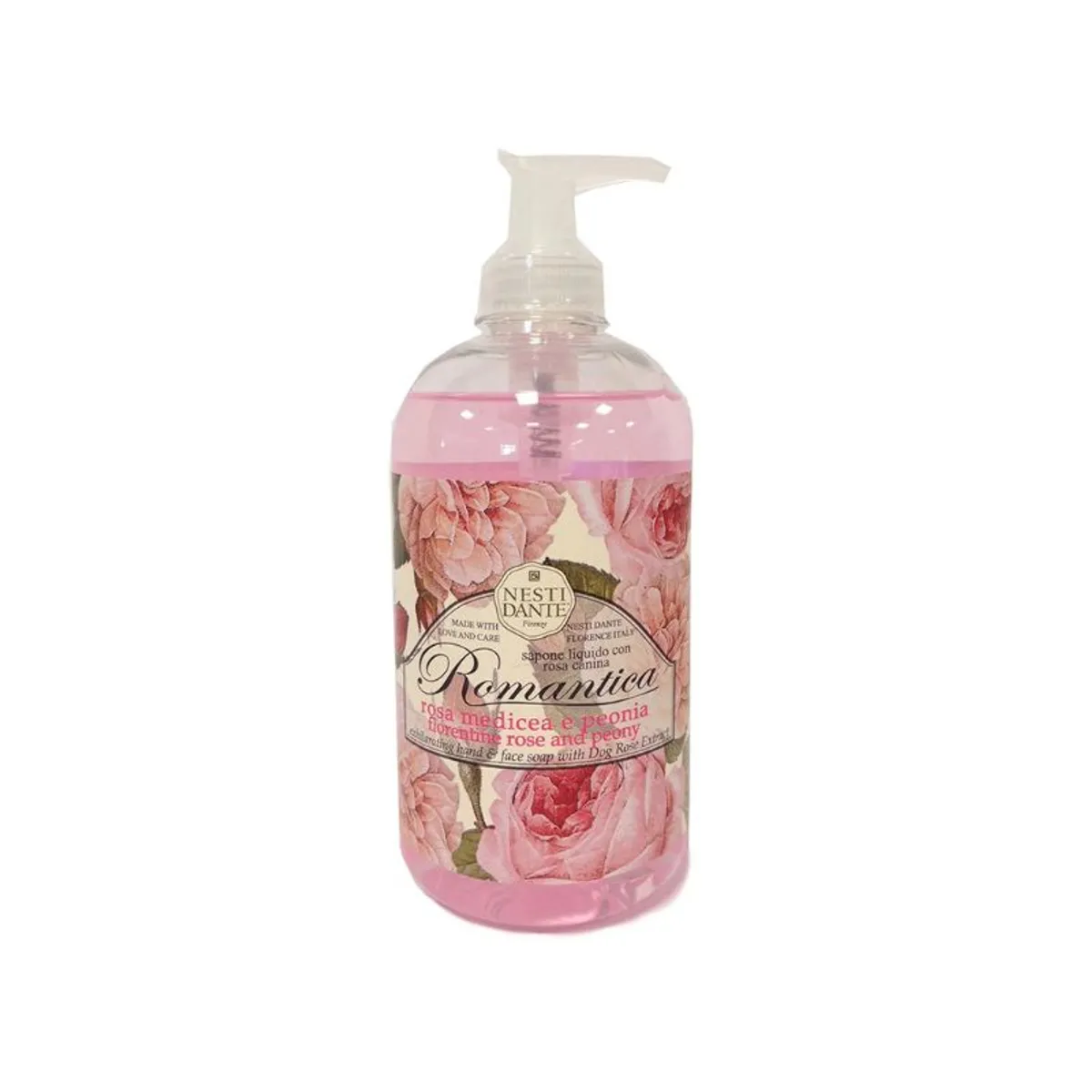 NESTI DANTE - Jabón Liquido Italiano - Rosa y Peonía