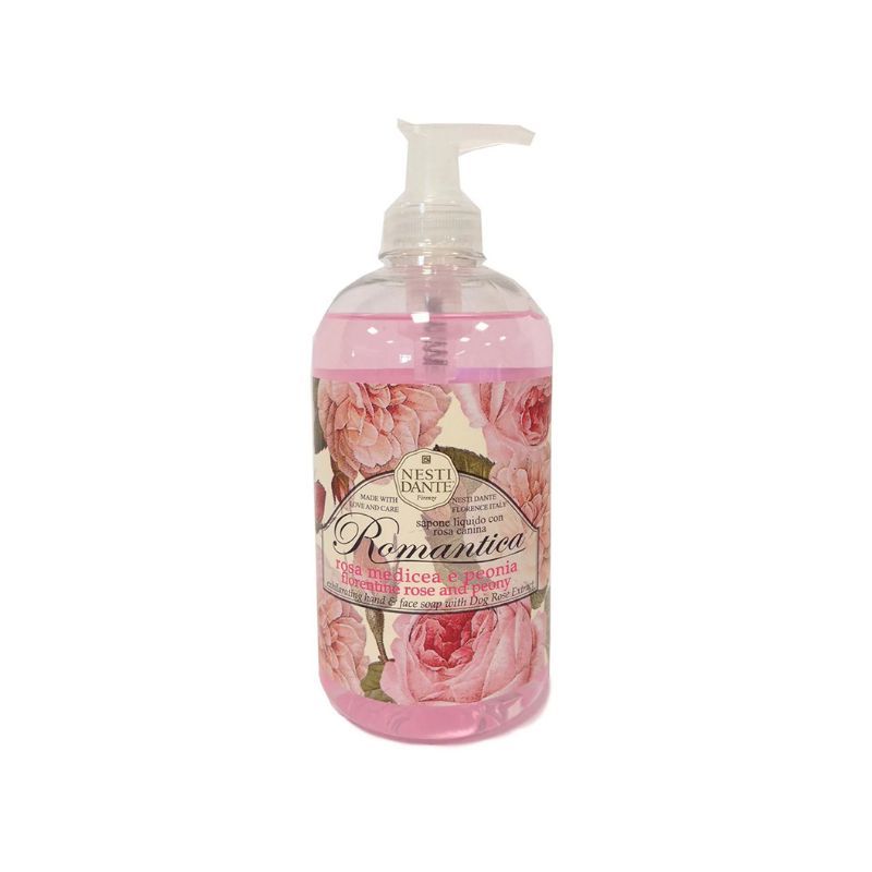 NESTI DANTE - Jabón Liquido Italiano - Rosa y Peonía