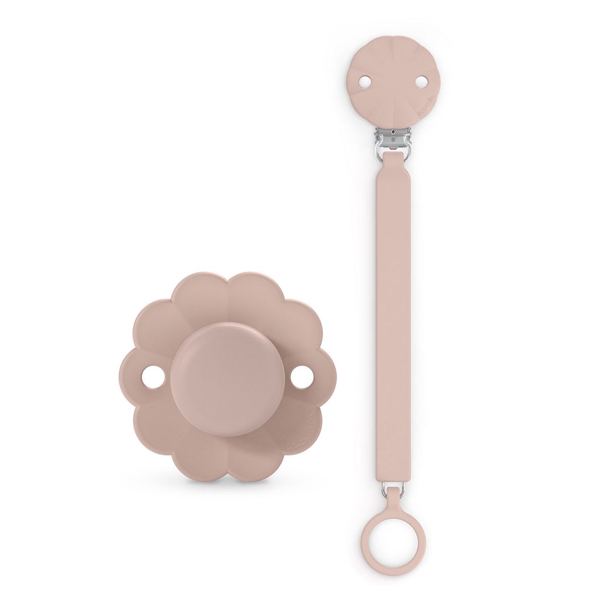 SUAVINEX - Pack Chupete Wonder 0-6 meses + Broche Pale Mauve