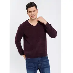 MPROPIA - Sweater Frisado Hombre Cuello V Excelente Calidad Tela Chenille 01