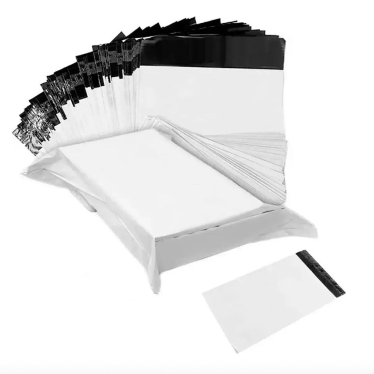 GENERICO - Pack 100 Bolsas Plásticas Envío Autoadhesivas Chica 20x30cm