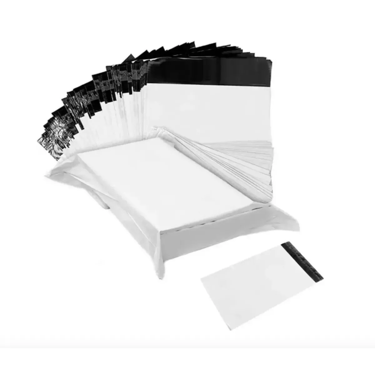 GENERICO - Pack 100 Bolsas Plásticas Envío Autoadhesivas Chica 20x30cm