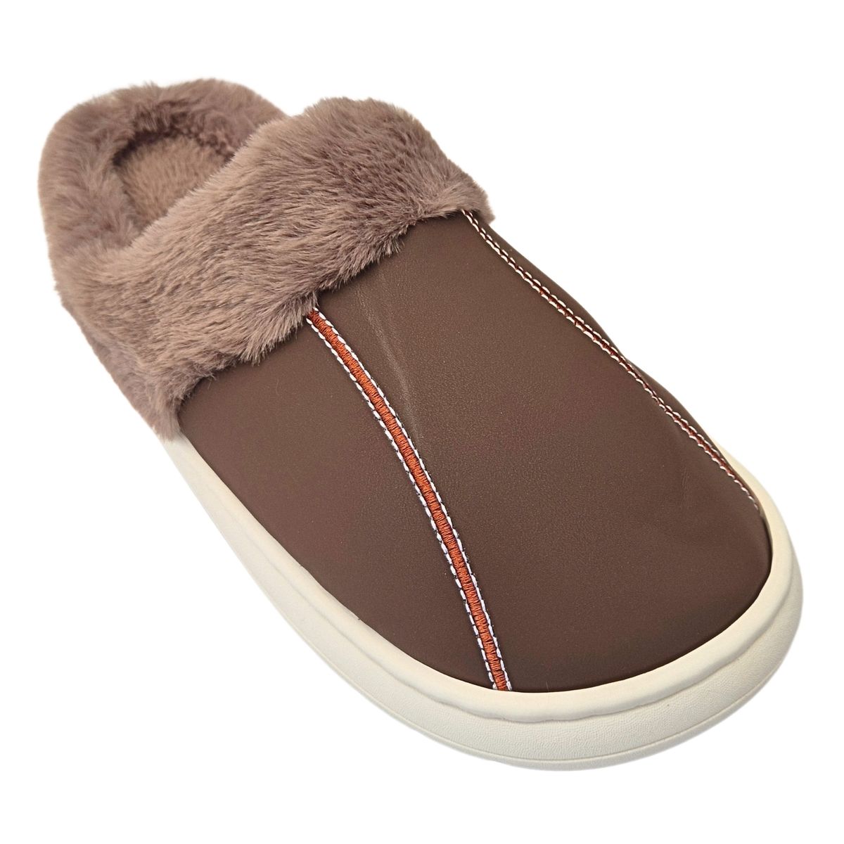 LIKE SHOP - Pantufla Descanso Hombre tipo Eco Cuero Suela Confortable 2024-15