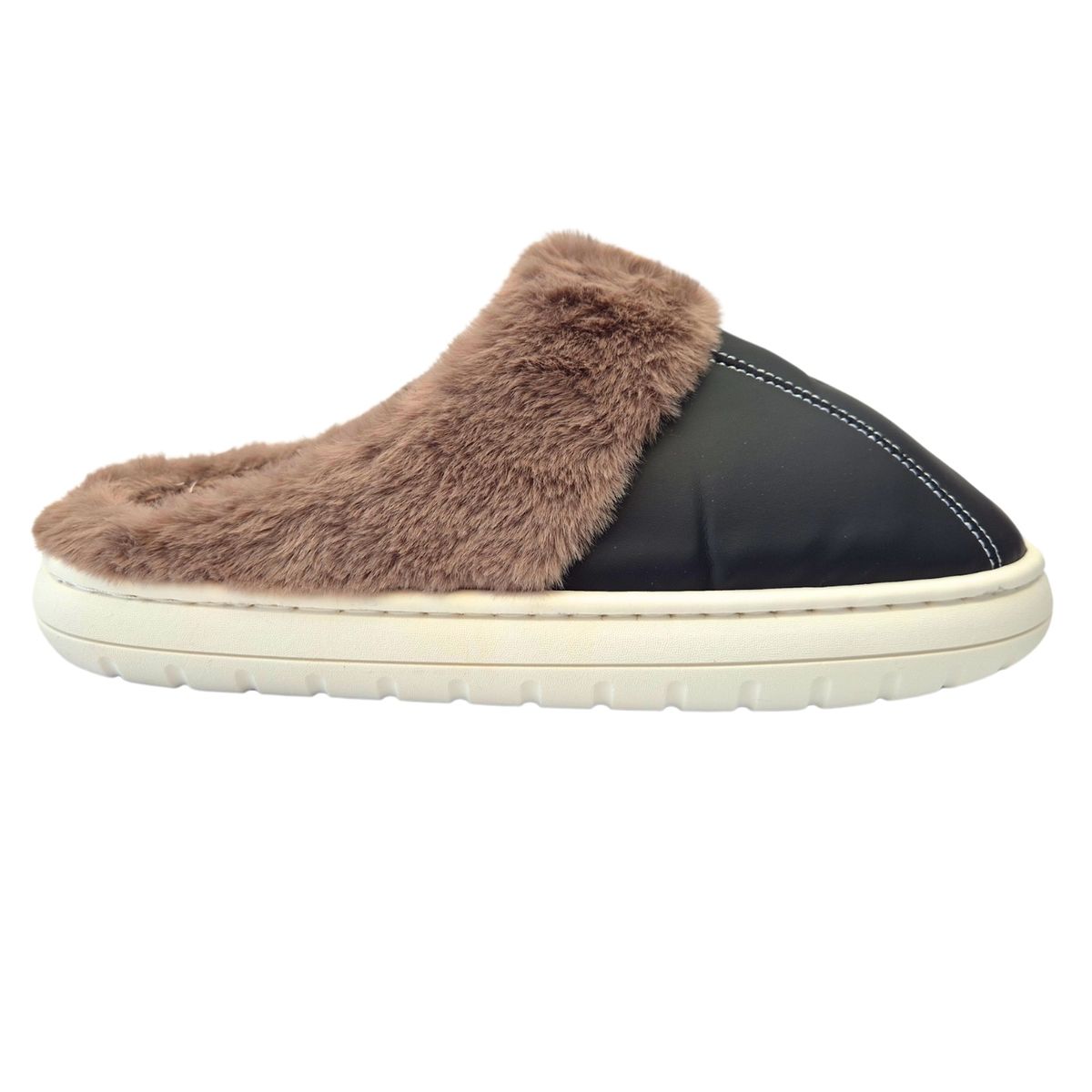 LIKE SHOP - Pantufla Descanso Hombre tipo Eco Cuero Suela Confortable 2024-15