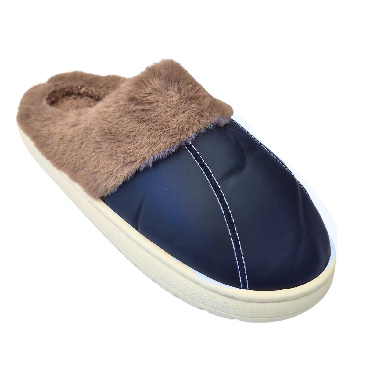 LIKE SHOP - Pantufla Descanso Hombre tipo Eco Cuero Suela Confortable 2024-15