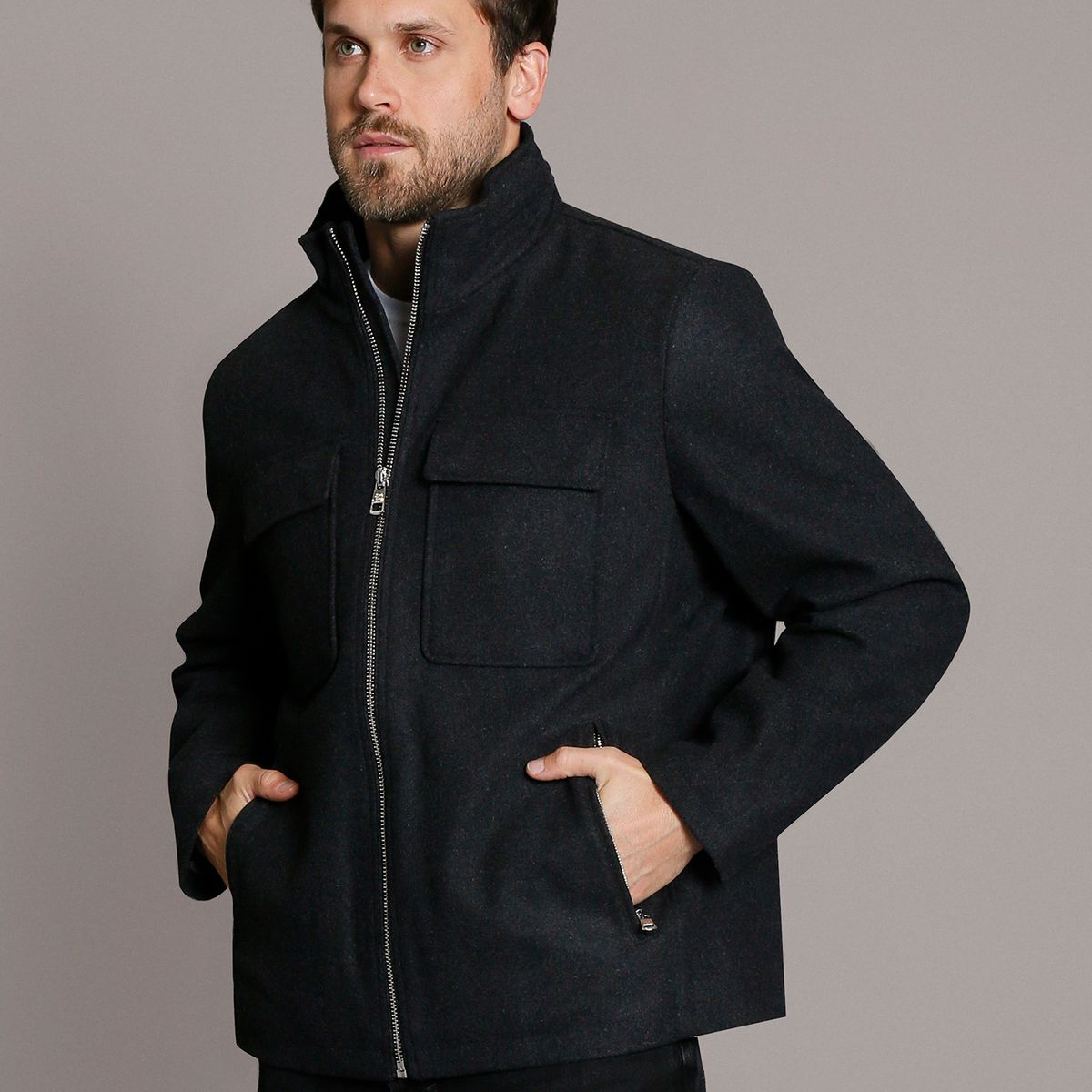 CALVIN KLEIN - Chaqueta Four Pocket Hombre Negro Calvin Klein