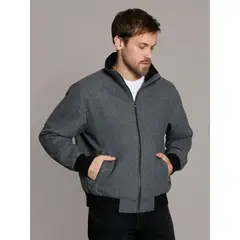 CALVIN KLEIN - Chaqueta Wool Bomber Gris