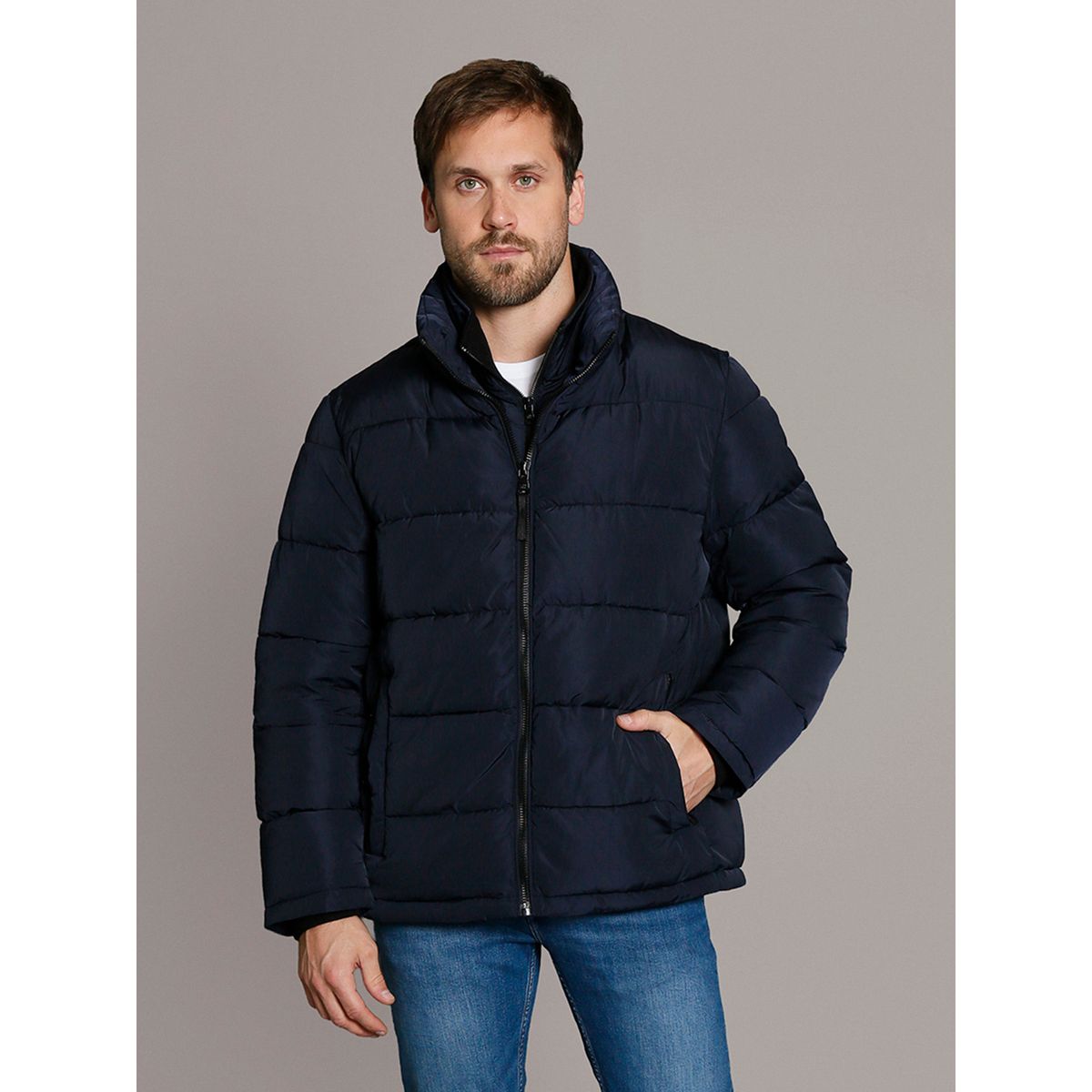 CALVIN KLEIN - Parka Core Puffer Azul Calvin Klein