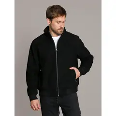 CALVIN KLEIN - Chaqueta Wool Bomber Negro