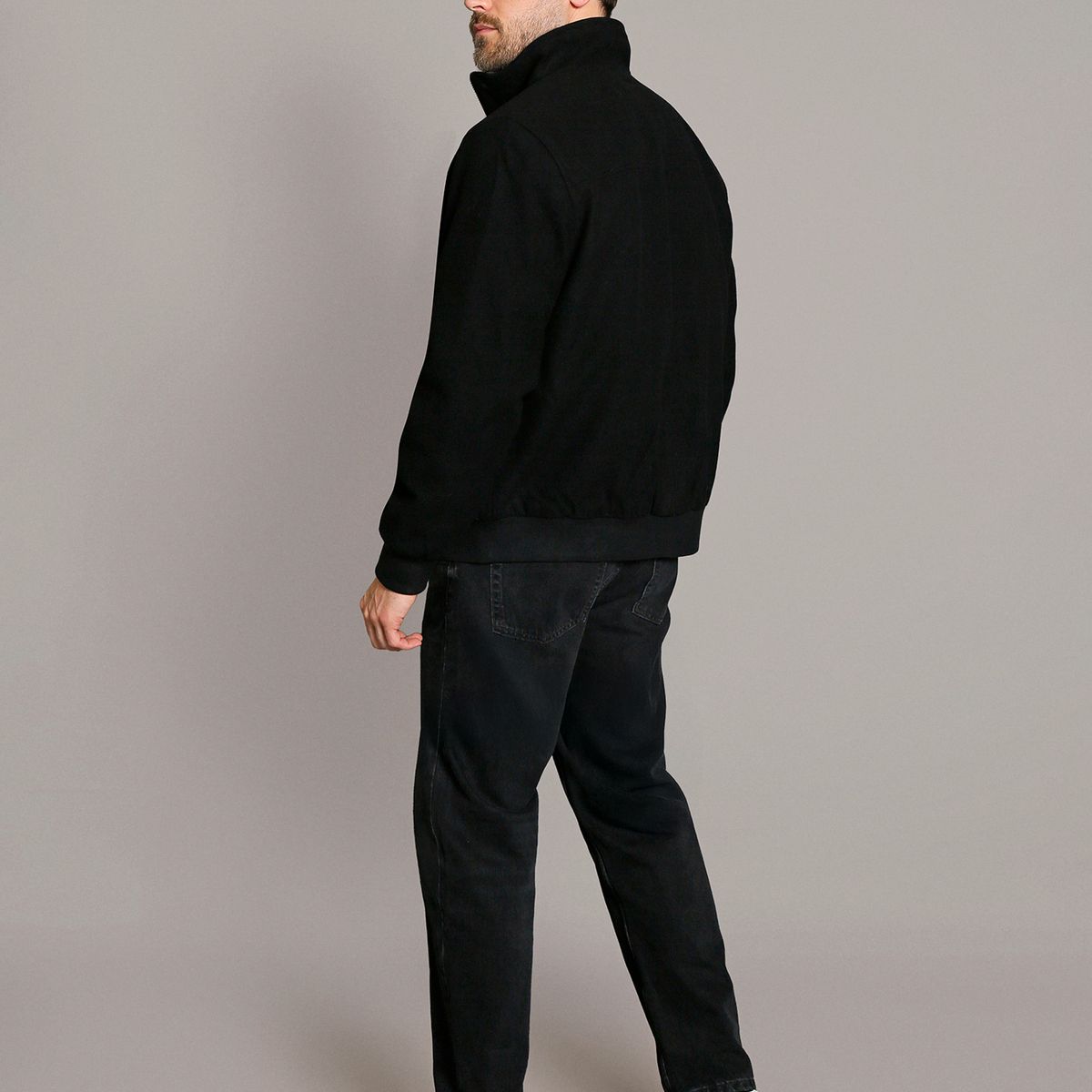 CALVIN KLEIN - Chaqueta Wool Bomber Negro Calvin Klein
