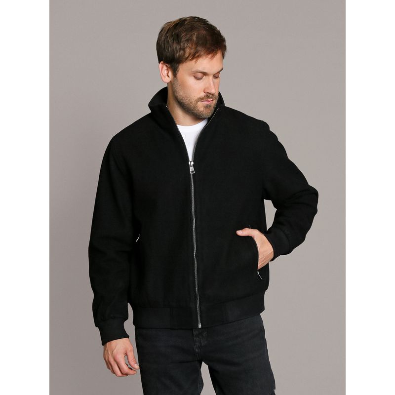 CALVIN KLEIN - Chaqueta Wool Bomber Negro Calvin Klein