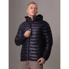 CALVIN KLEIN - Parka con Gorro Packable Azul