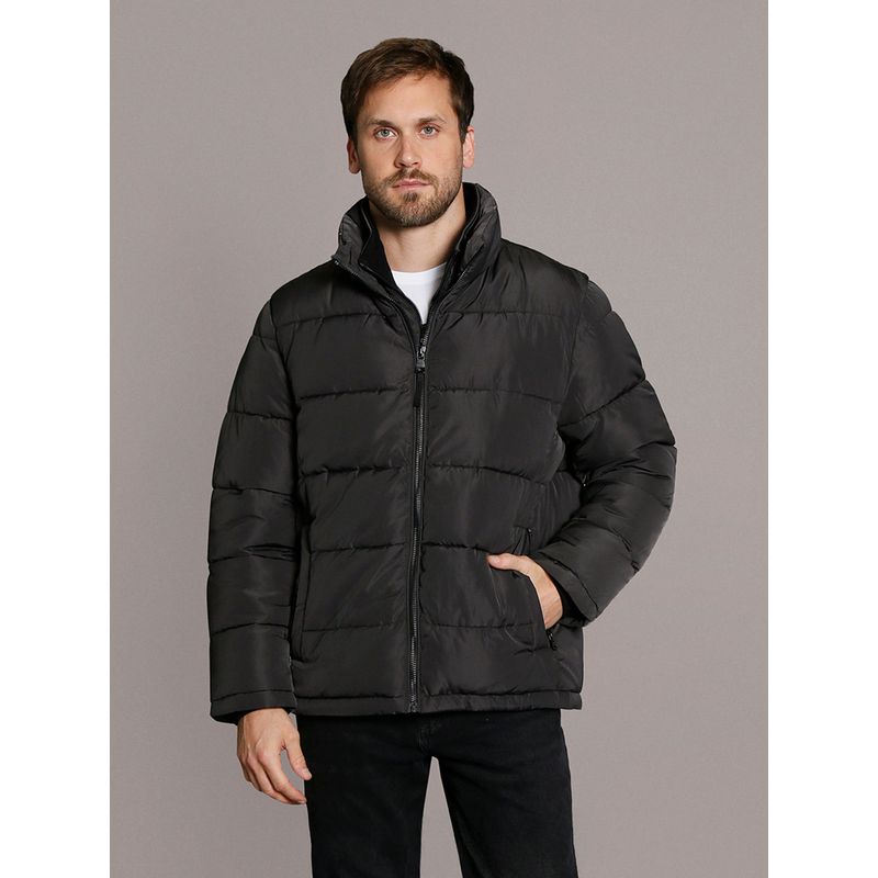 CALVIN KLEIN - Parka Core Puffer Negro Calvin Klein