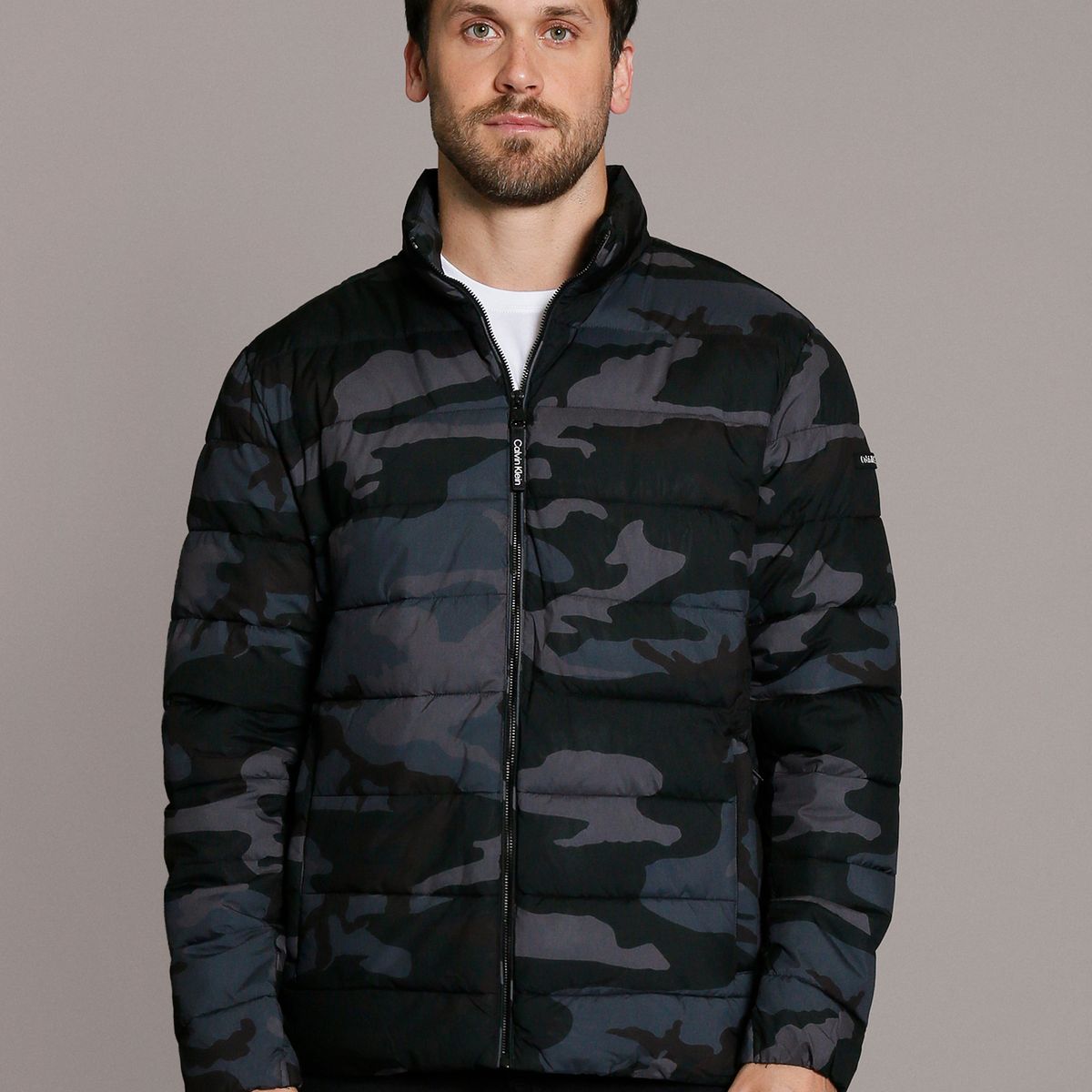 CALVIN KLEIN - Parka Stretch Pufer Multicolor Calvin Klein