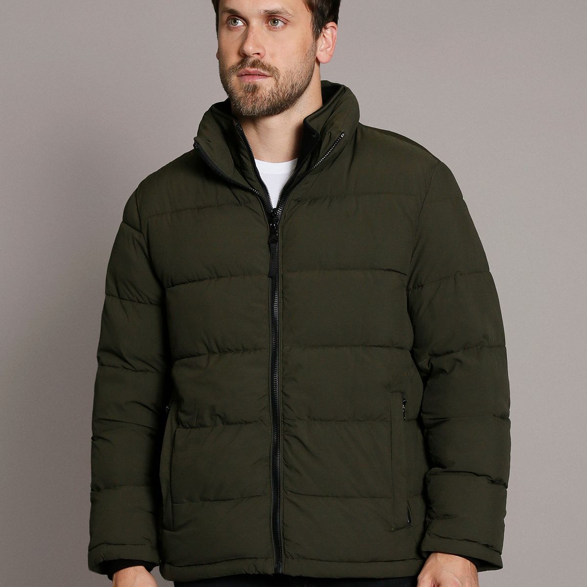 CALVIN KLEIN - Parka Core Puffer Verde Calvin Klein