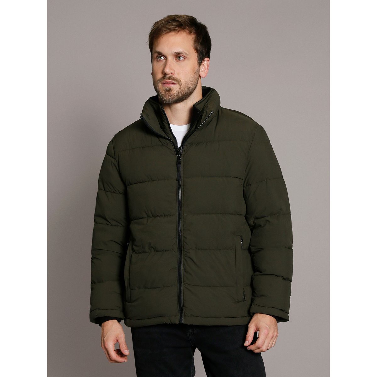 CALVIN KLEIN - Parka Core Puffer Verde Calvin Klein