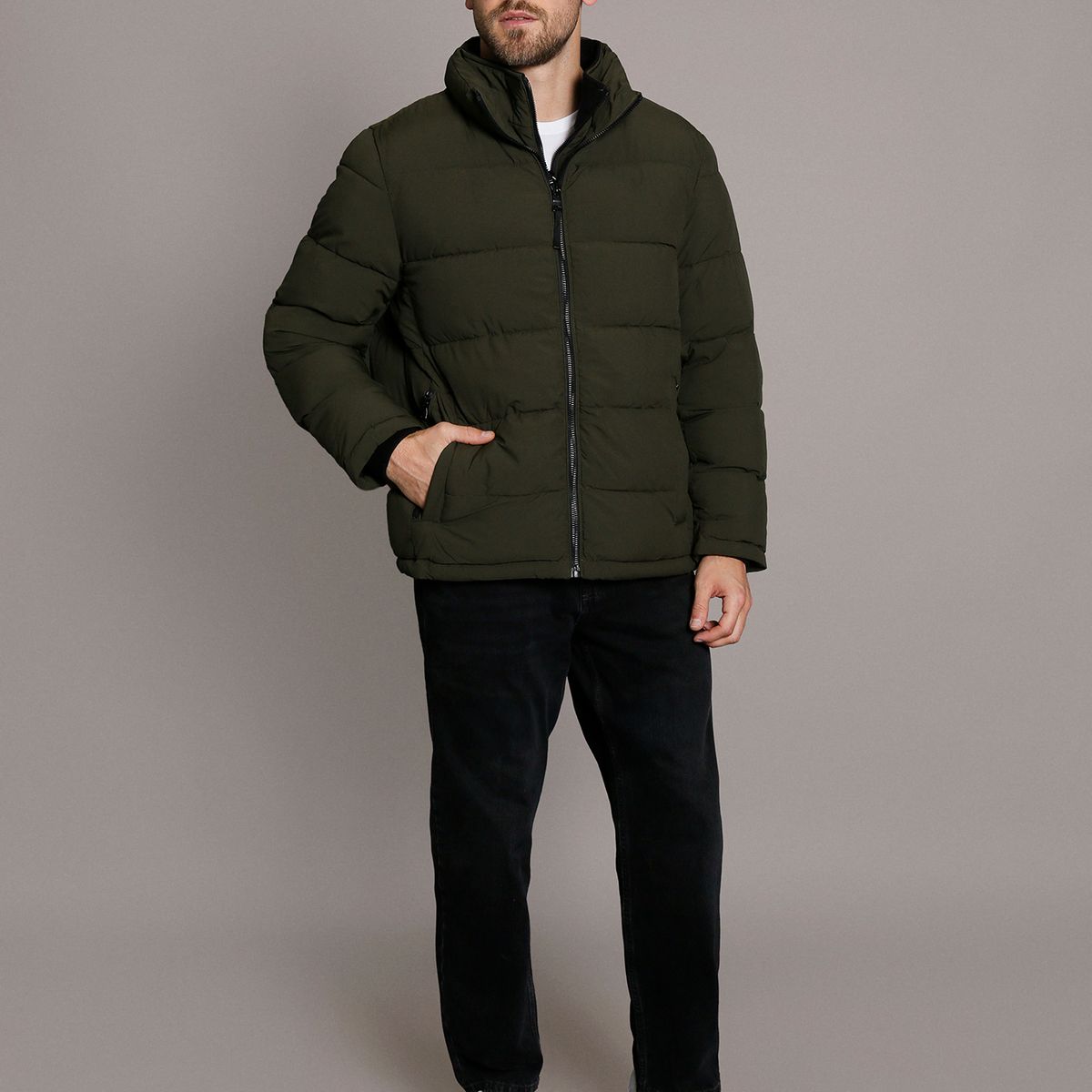 CALVIN KLEIN - Parka Core Puffer Verde Calvin Klein