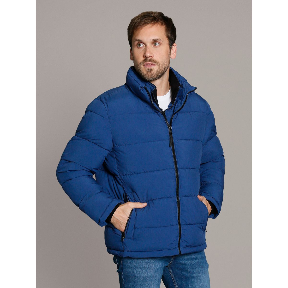 CALVIN KLEIN - Parka Core Puffer Azul Calvin Klein