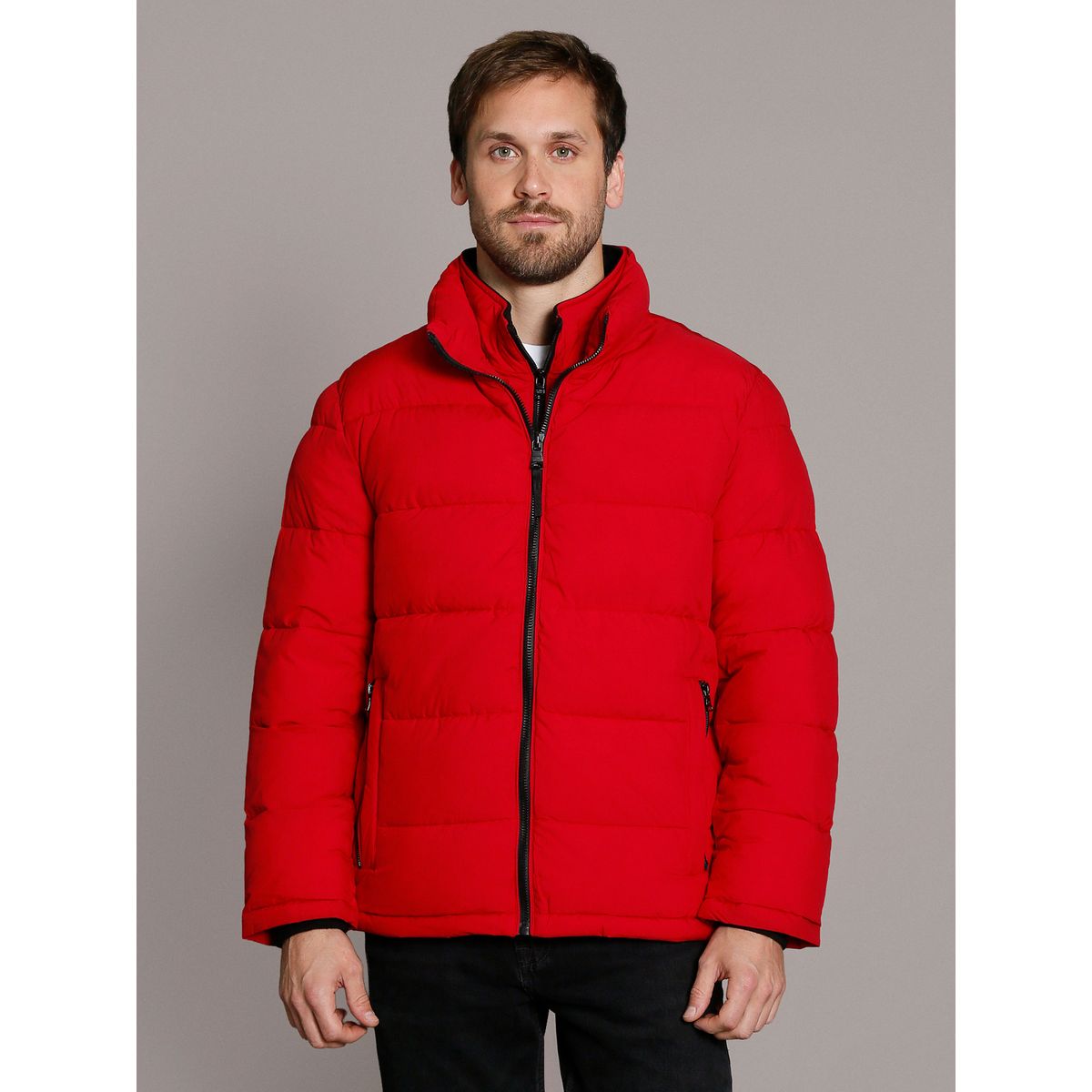 CALVIN KLEIN - Parka Core Puffer Rojo Calvin Klein