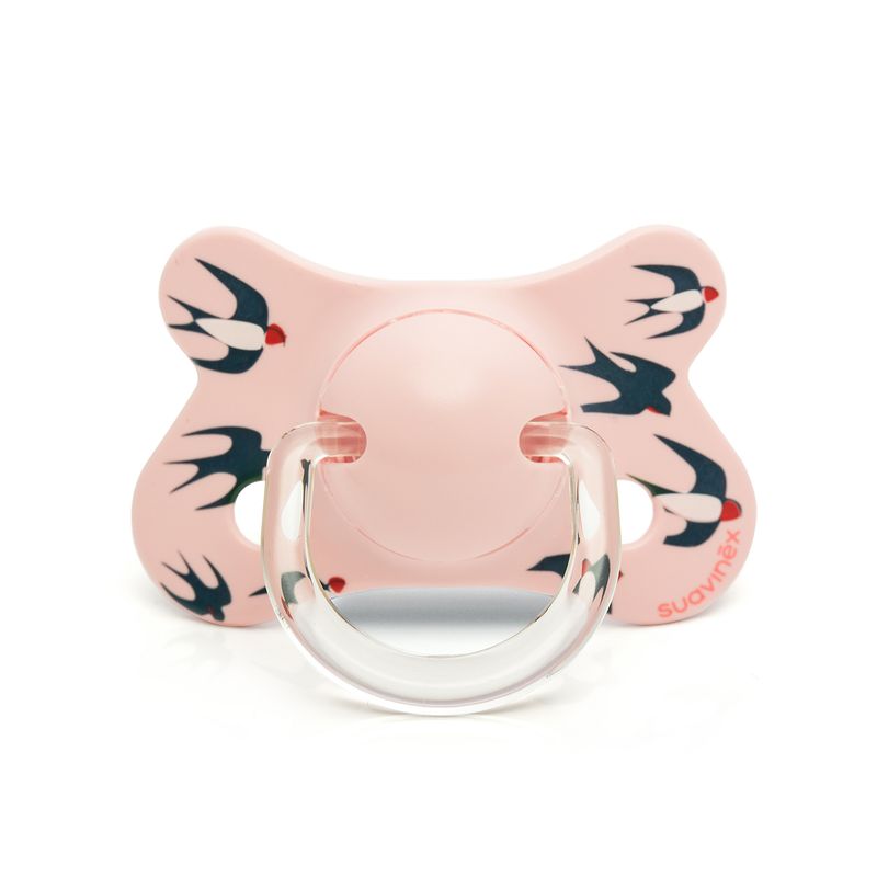 SUAVINEX - CHUPETE FUSIÓN ANATÓMICO SILICONA 4-18M SWALLOW ROSADO