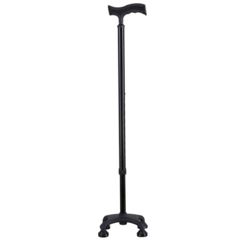 FIRST CARE - Bastón de 4 Apoyos T Premium Negro