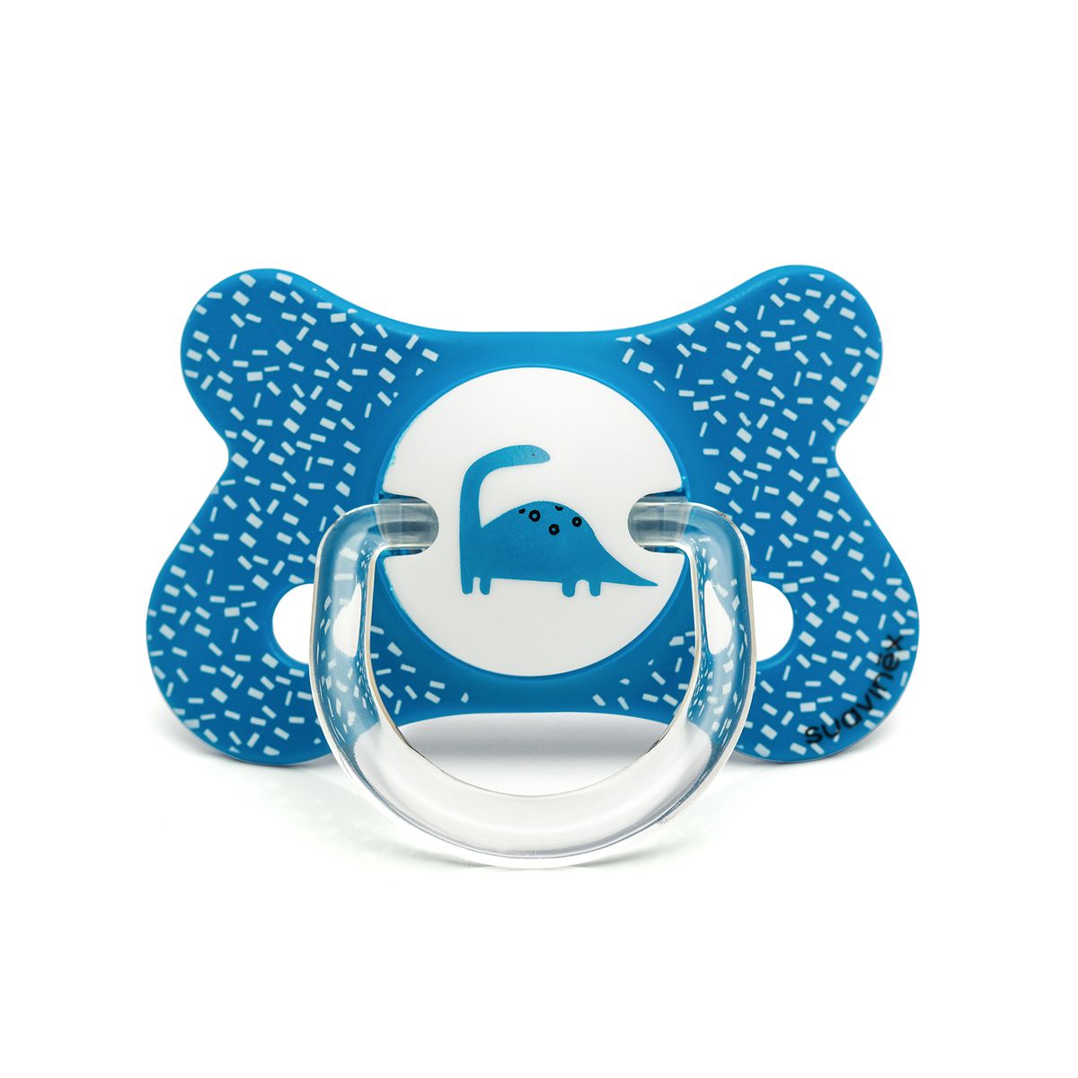 SUAVINEX - CHUPETE FUSIÓN ANATÓMICO SILICONA 4-18M DINO AZUL