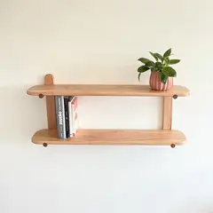 LANENA TALLER - Repisa a muro de madera Lenga