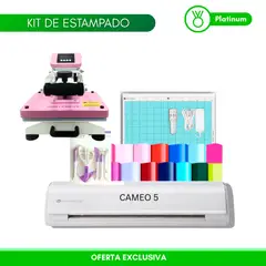 SILHOUETTE - Cameo 5 + estampadora Hoby Press 23x30 cm SB1.